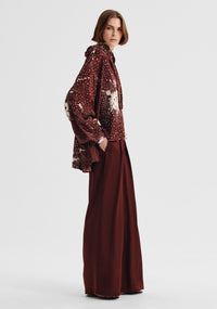 Morrison Florian Swing Shirt - Pinot Print