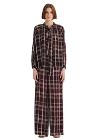 Morrison Francis Tie Blouse - Print