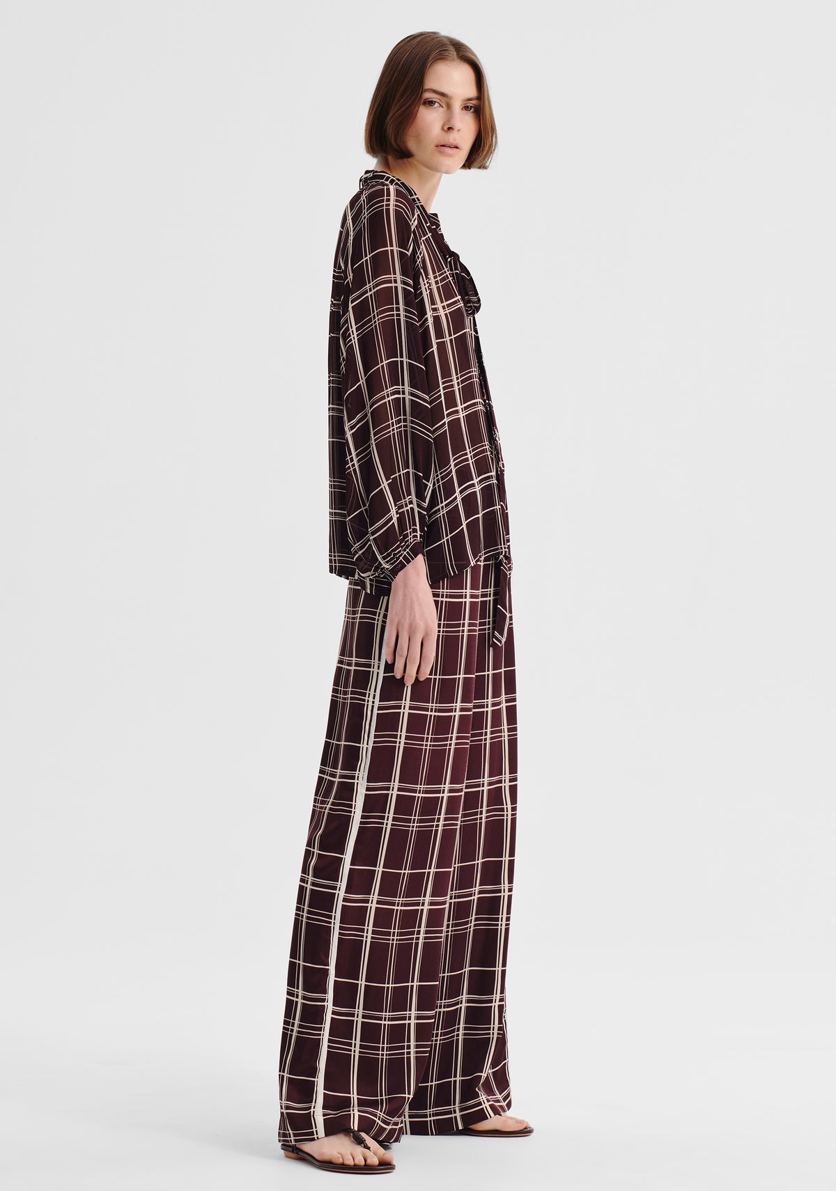 Morrison Francis Tie Blouse - Print