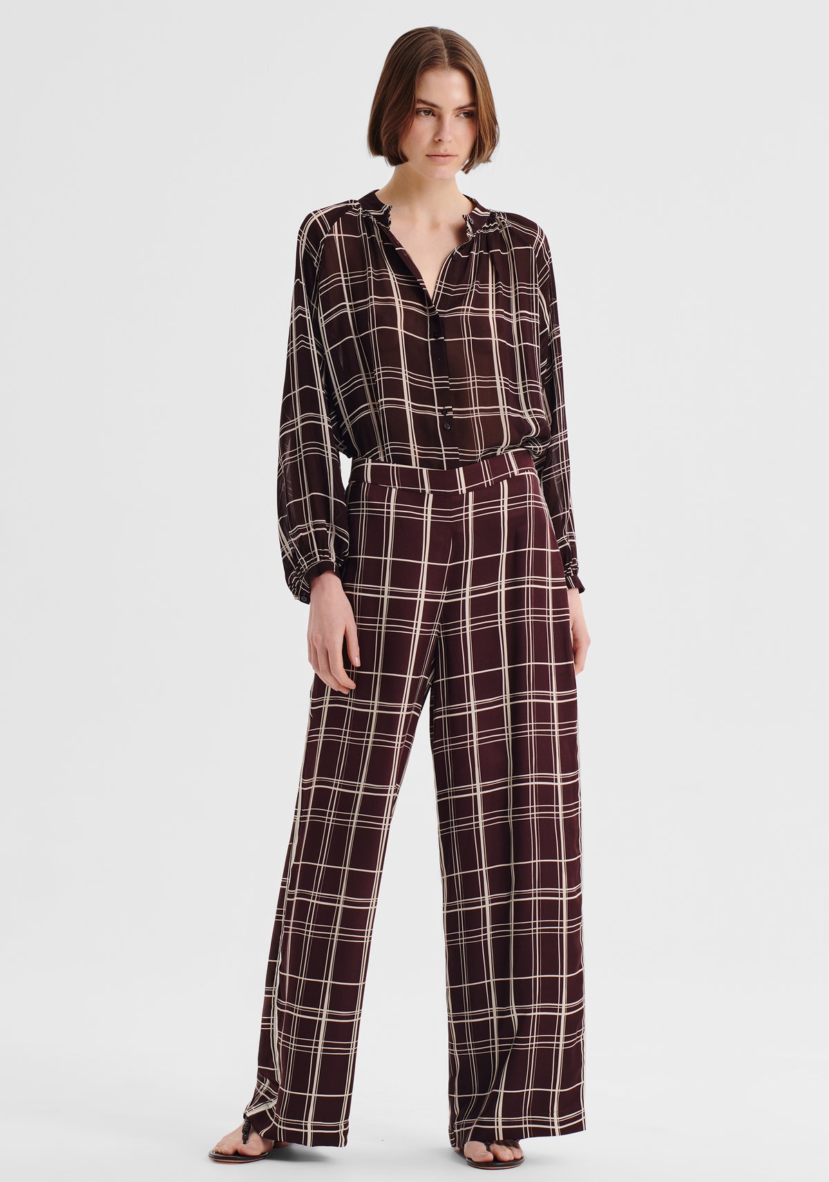 Morrison Francis Tie Blouse - Print