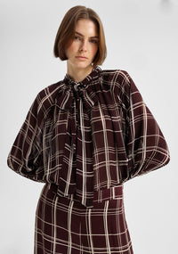 Morrison Francis Tie Blouse - Print