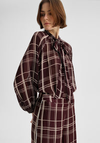 Morrison Francis Tie Blouse - Print