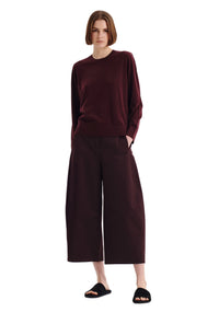 Morrison Oxford Merino Knit Pullover - Pinot