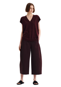 Morrison Oxford Merino Knit Vest - Pinot