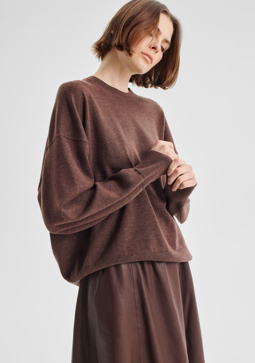 Merino Wool Crew Neck Sweater | Relaxed Fit | Escape