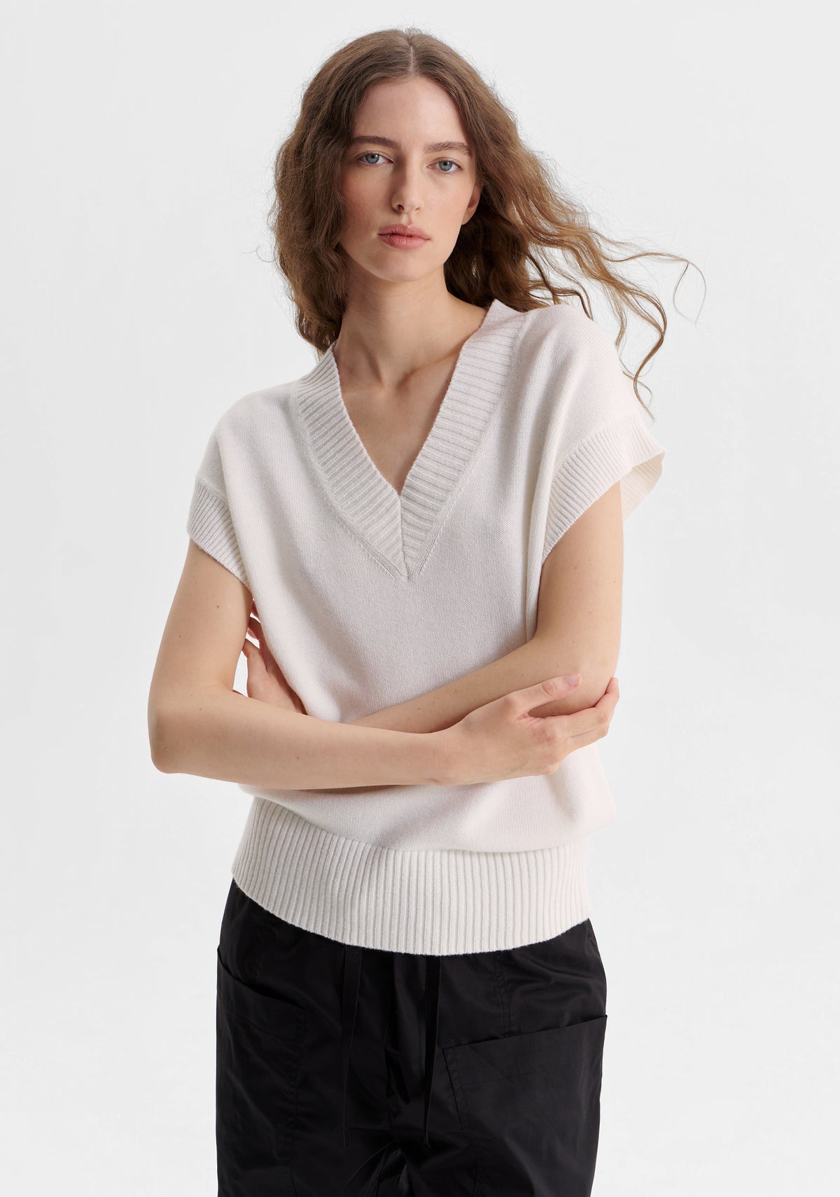 Morrison Winston Knit Vest - Snow