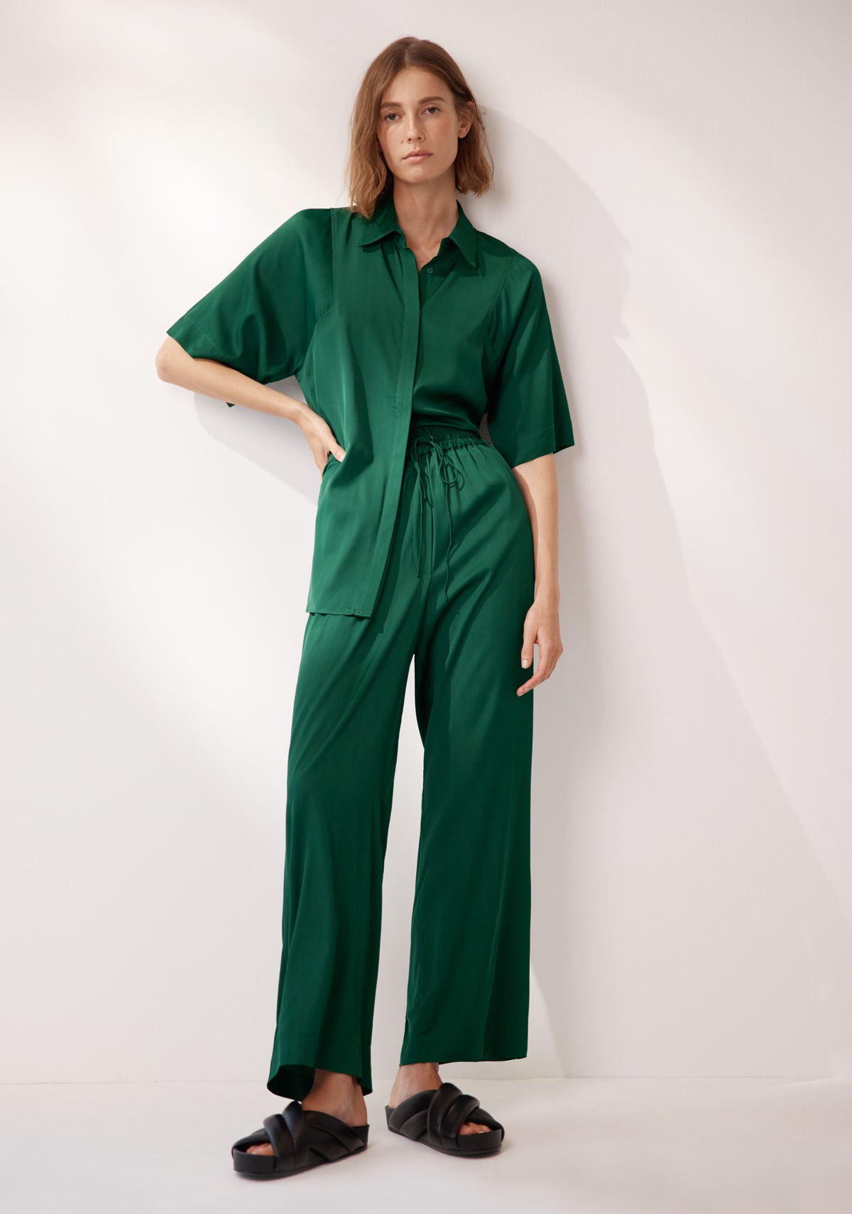 MORRISON WAVERLEY SHIRT - GREEN - ESCAPE CLOTHING