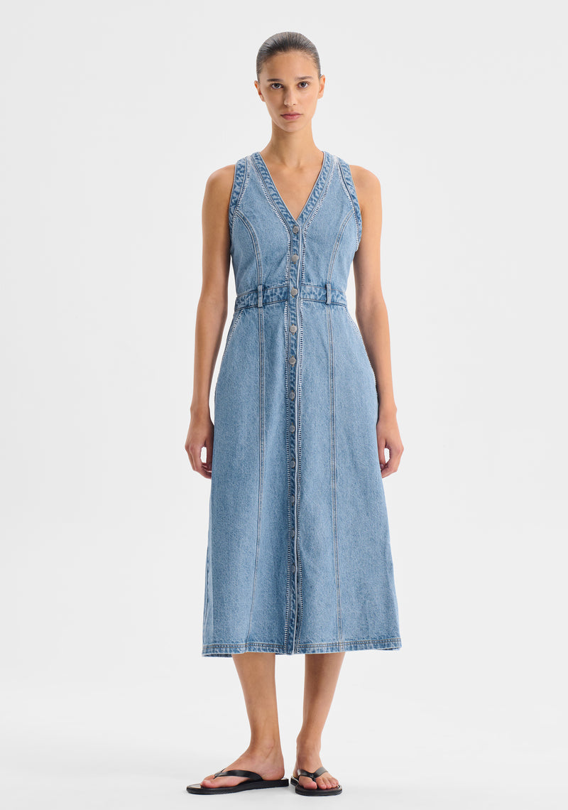 Morrison Hendrix Denim Dress - Blue