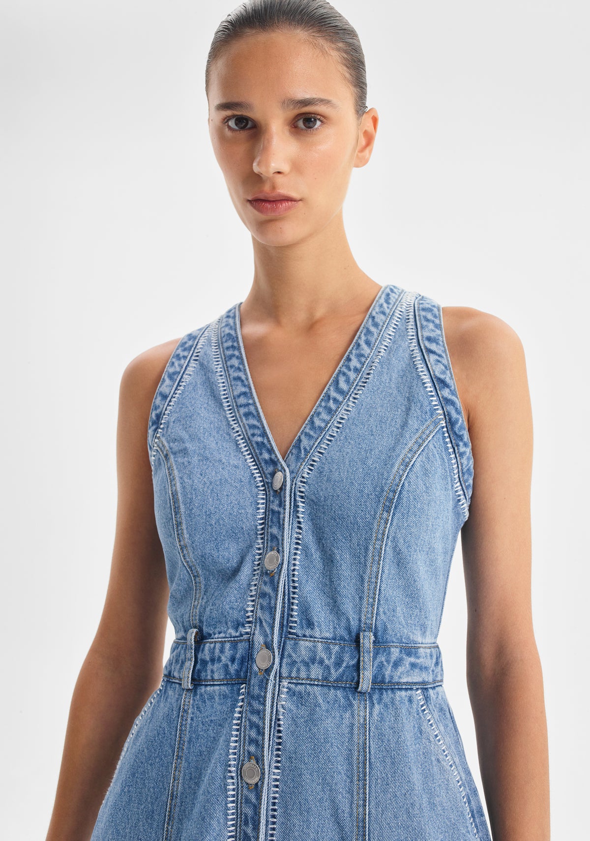 Morrison Hendrix Denim Dress - Blue