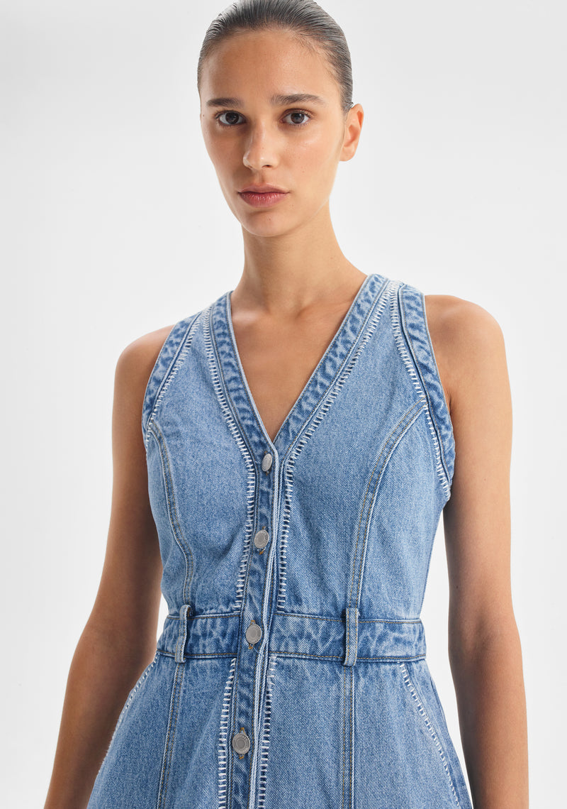 Morrison Hendrix Denim Dress - Blue