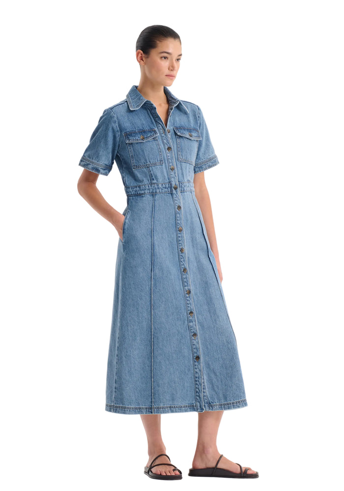 Morrison Jacque Denim Dress - Blue