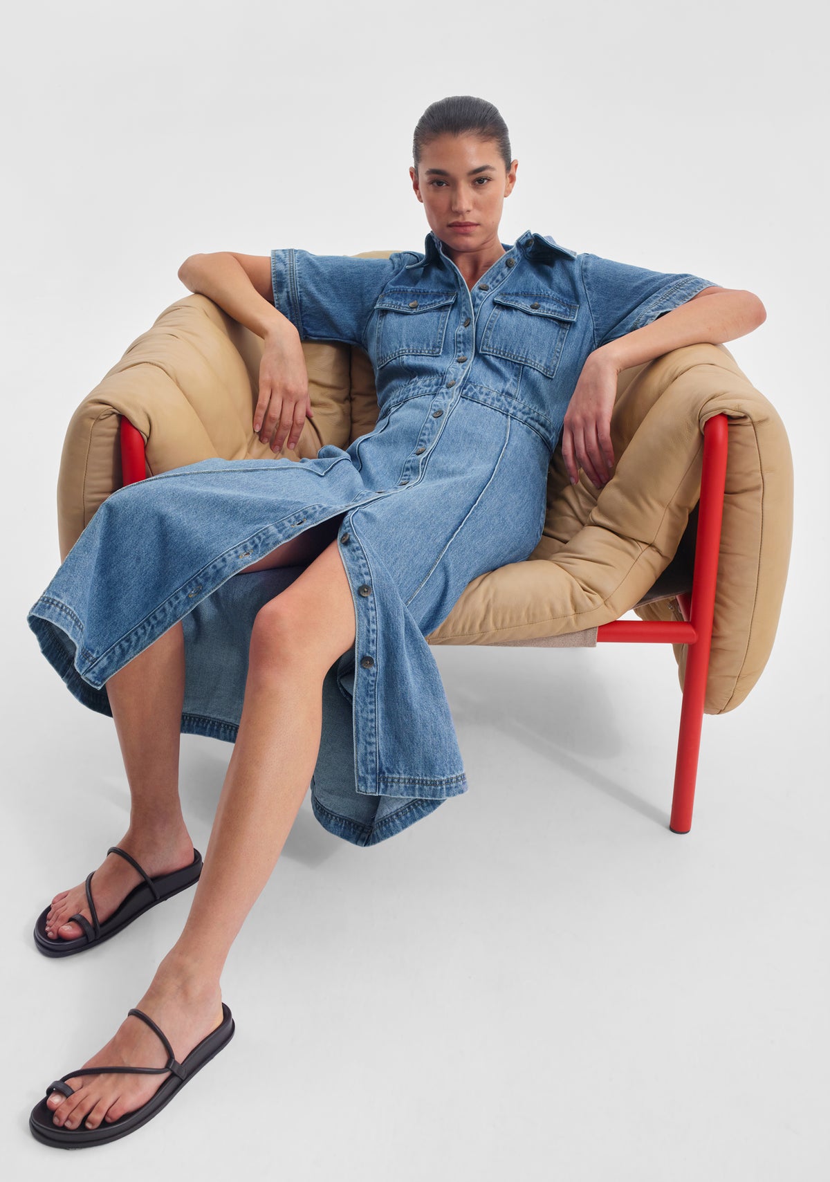 Morrison Jacque Denim Dress - Blue