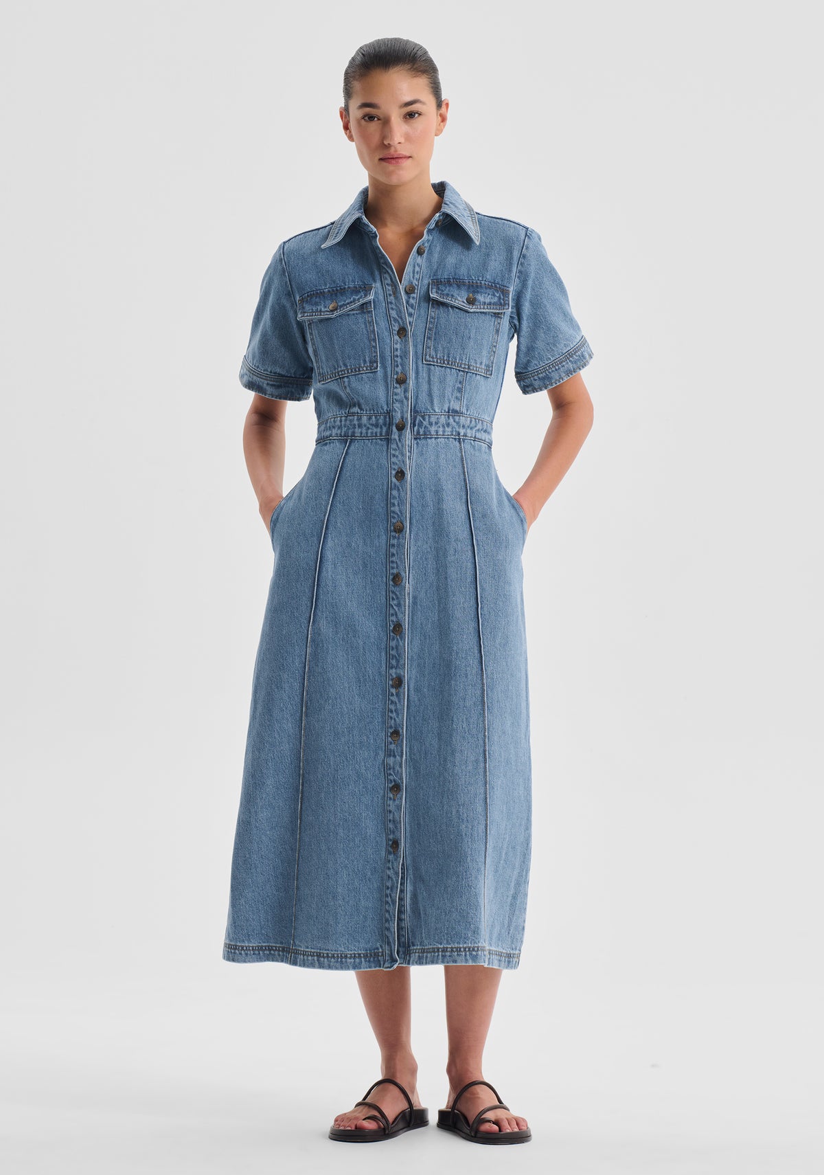 Morrison Jacque Denim Dress - Blue