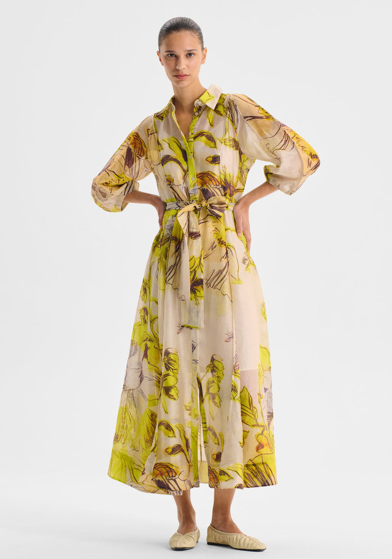 Morrison Mae Shirt Dress - Lemon