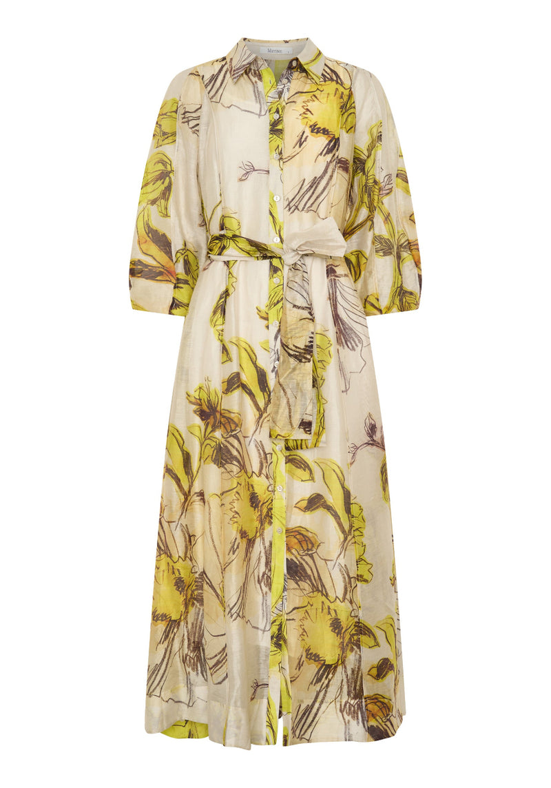 Morrison Mae Shirt Dress - Lemon