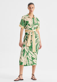 Morrison Sorrento Linen Shirt Dress - Print