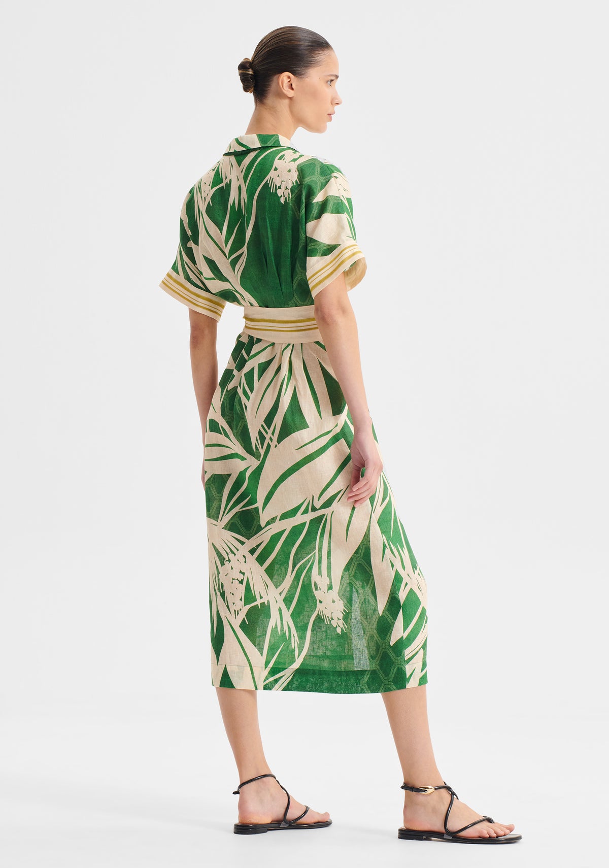 Morrison Sorrento Linen Shirt Dress - Print