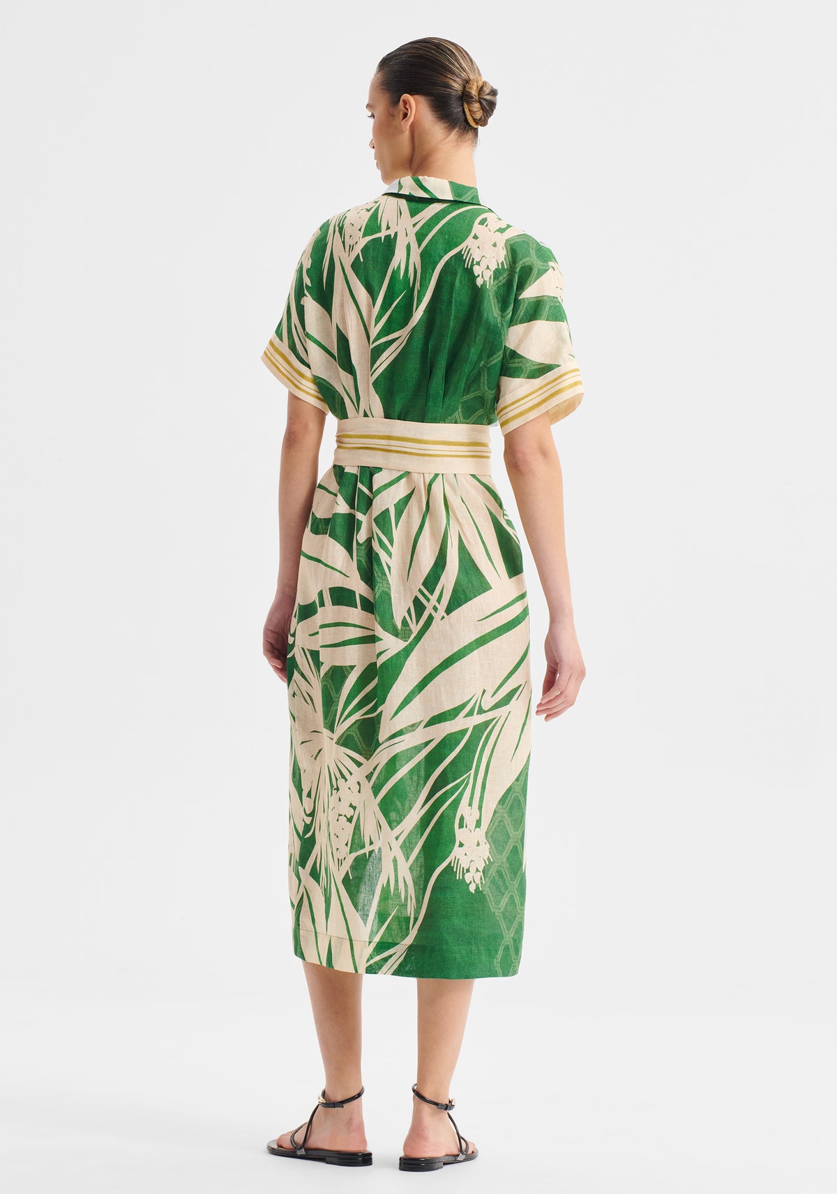 Morrison Sorrento Linen Shirt Dress - Print