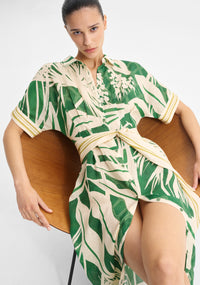 Morrison Sorrento Linen Shirt Dress - Print