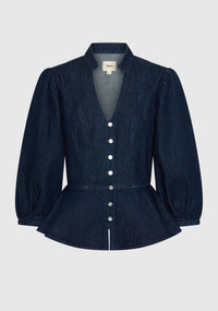 Morrison Hewitt Denim Top - Indigo