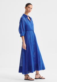 Morrison Bonita Shirt Dress - Cobalt