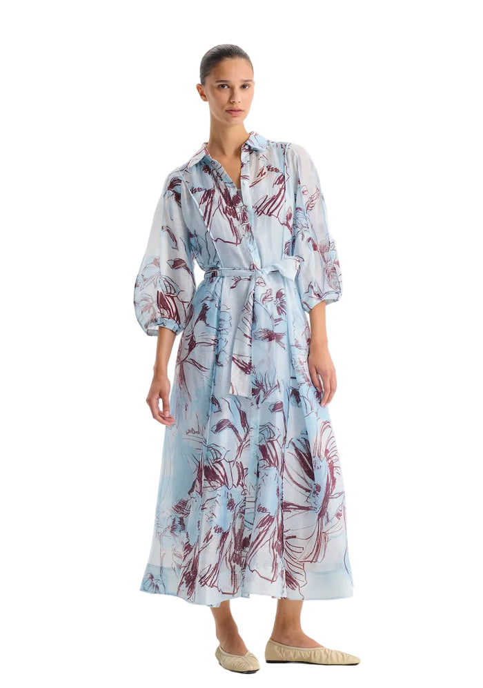 Morrison Mae Shirt Dress - Sky