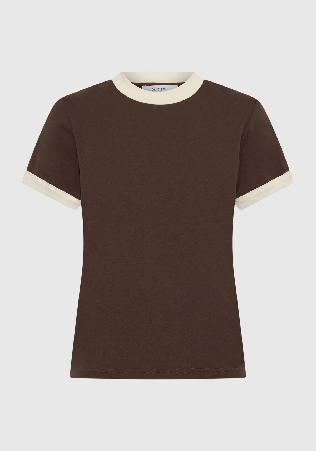 Morrison Marco Tee - Choc/Ecru