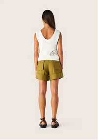 Mos The Label Carmelita Shorts - Moss