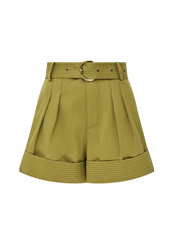 Mos The Label Carmelita Shorts - Moss