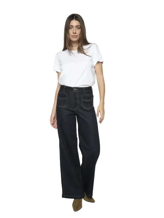Mos Mosh Colette Deluxe Jeans - Dark Blue