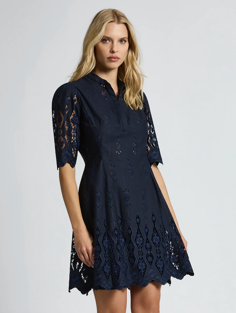 Moss & Spy Alice Dress - Navy