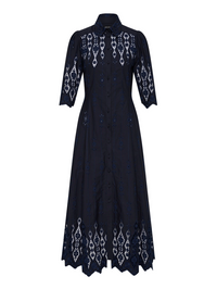 Moss & Spy Alice Shirt Dress - Navy