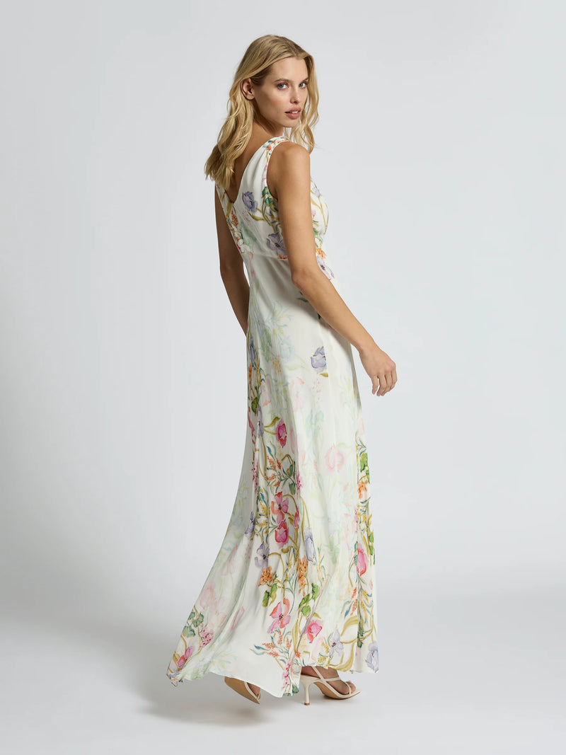 Moss & Spy Catalina Maxi Dress - Ivory/Floral