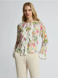 Moss & Spy Catalina Maxi Top - Ivory/Floral