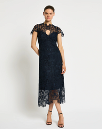 Moss & Spy Elise Midi Dress - Midnight