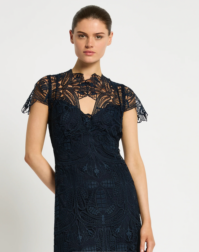 Moss & Spy Elise Midi Dress - Midnight
