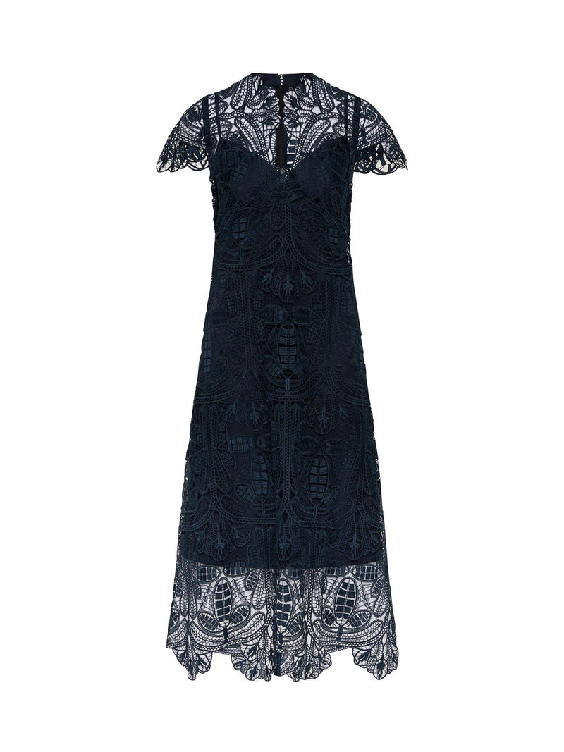 Moss & Spy Elise Midi Dress - Midnight