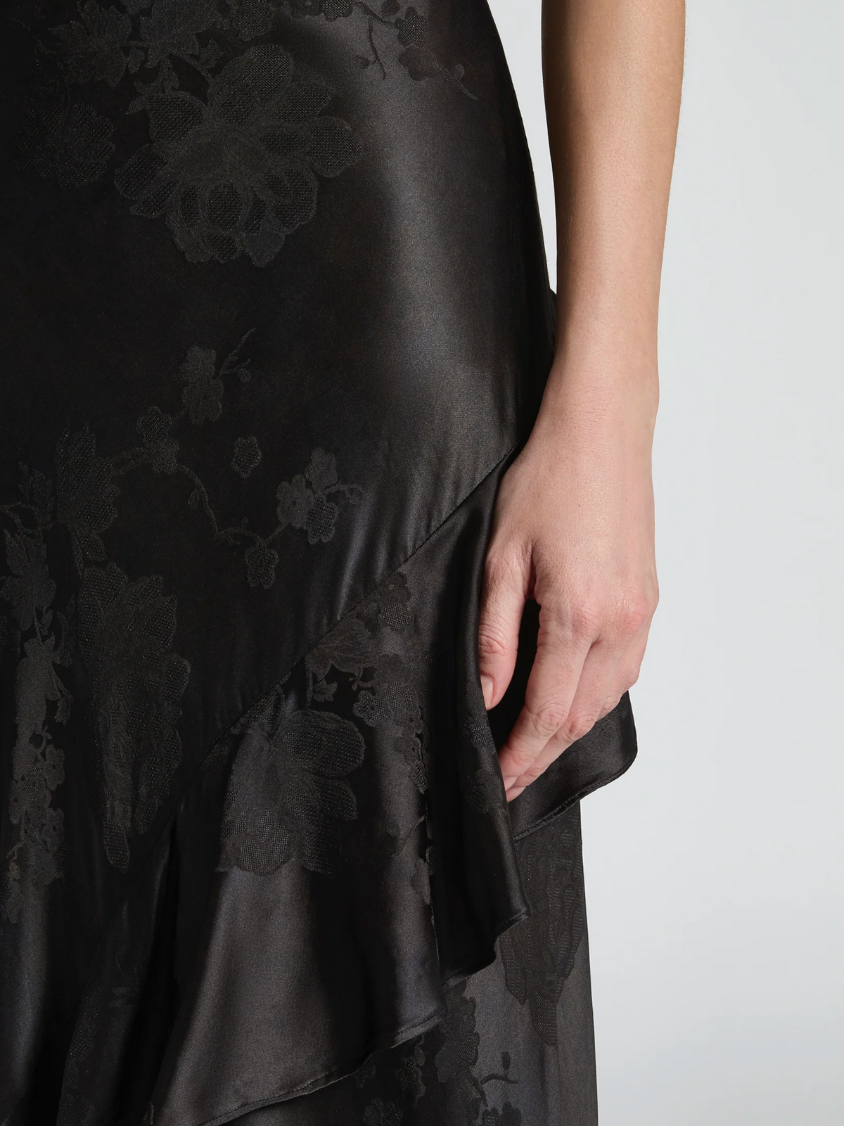 Moss & Spy Gisele Skirt - Chocolate/Black