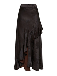 Moss & Spy Gisele Skirt - Chocolate/Black