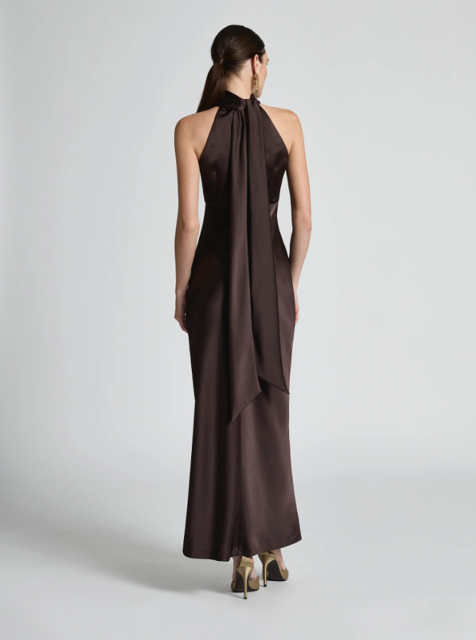 Moss & Spy Nicola Gown - Chocolate