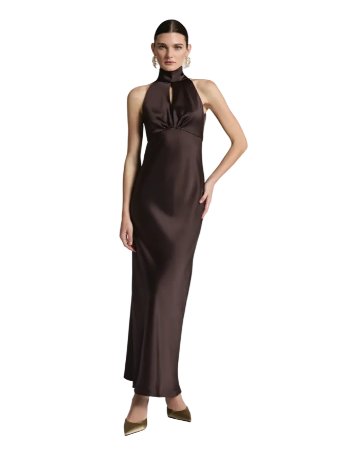 Moss & Spy Nicola Gown - Chocolate