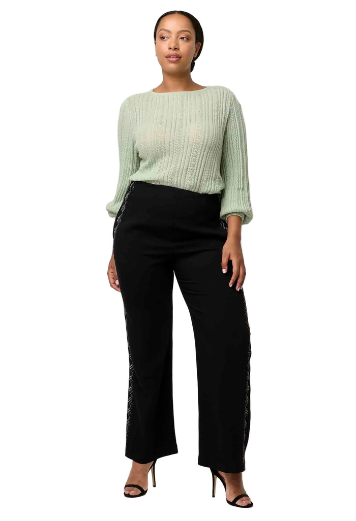 Once Was Solana Baby Alpaca Wool Blend Knit Top - Celadon