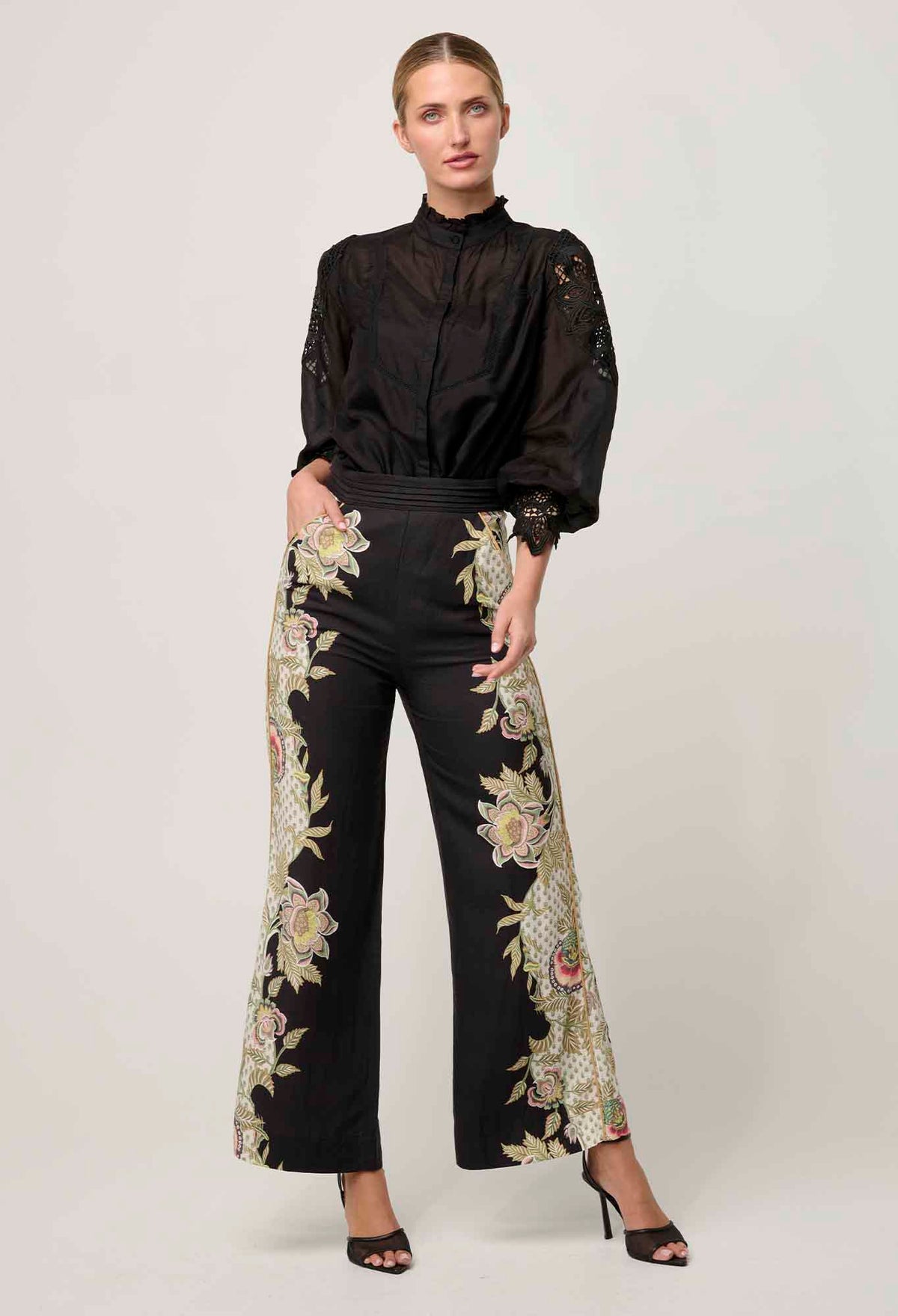Once Was Sevilla Cotton Silk Shirt - Onyx