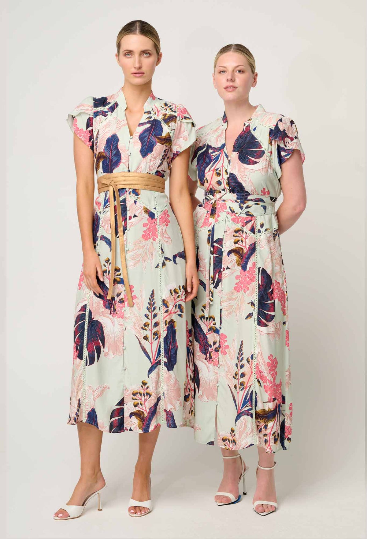 Once Was Maysa Viscose Dress in Oasis Flora