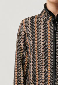 Once Was Rylie Reversible Jacket - Black/Bromegrass