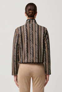 Once Was Rylie Reversible Jacket - Black/Bromegrass