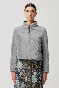 Once Was Rylie Reversible Jacket - Dalia Fields/Grey