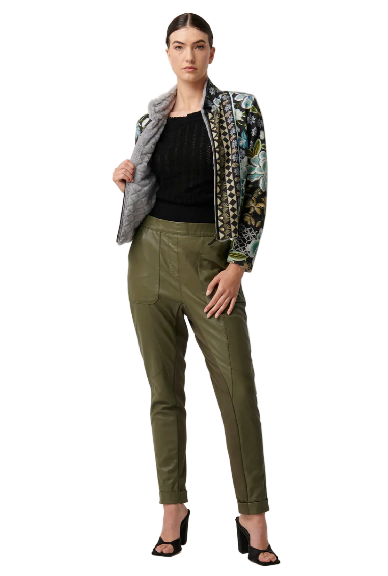 Once Was Rylie Reversible Jacket - Dalia Fields/Grey