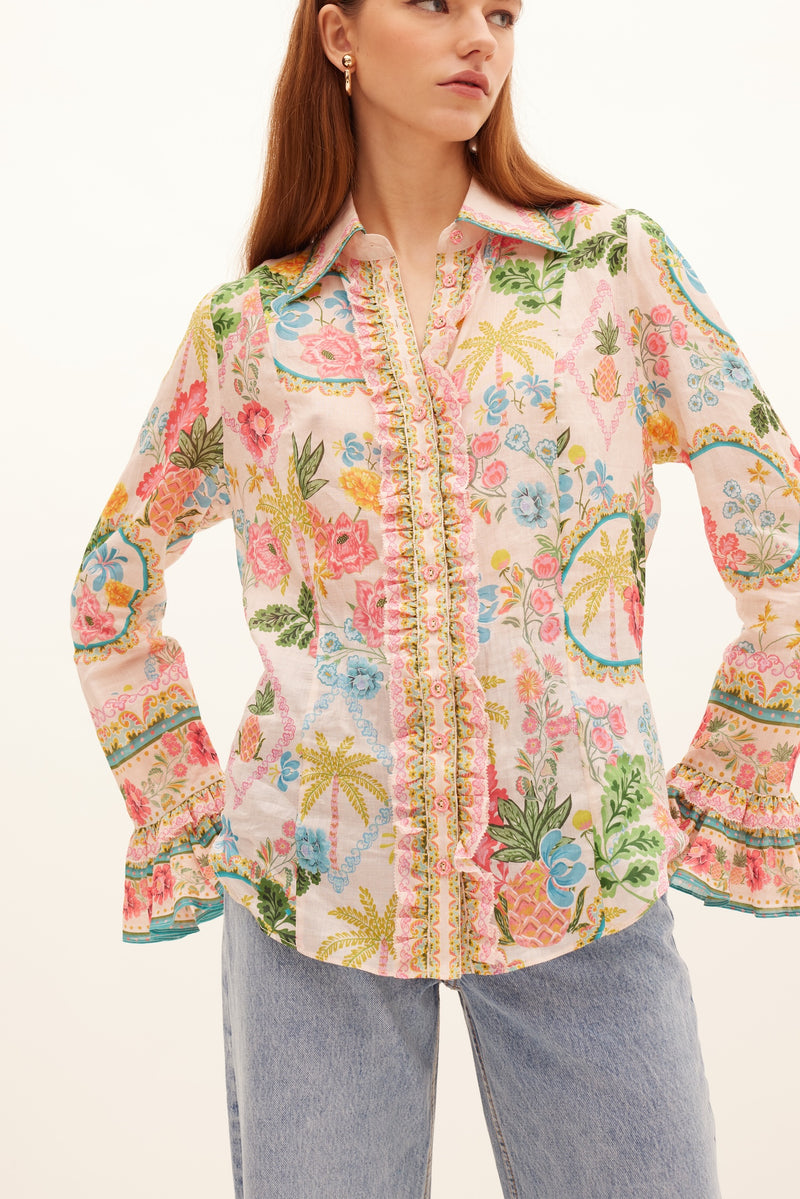 Kate Ford Prairie Frill Blouse