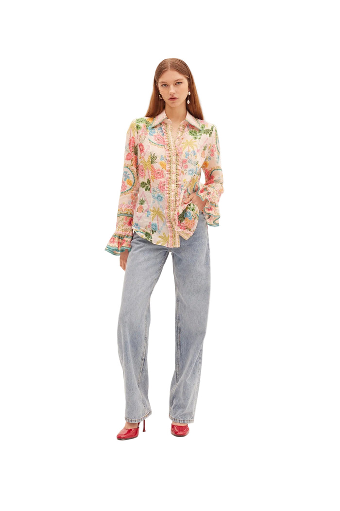 Kate Ford Prairie Frill Blouse